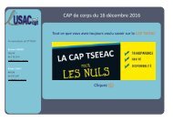 CAP de corps du 16 décembre 2016