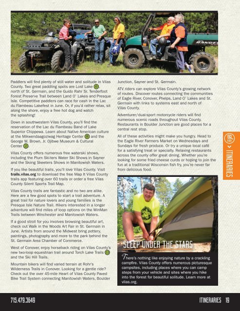 Vilas County Visitor Guide - 2017