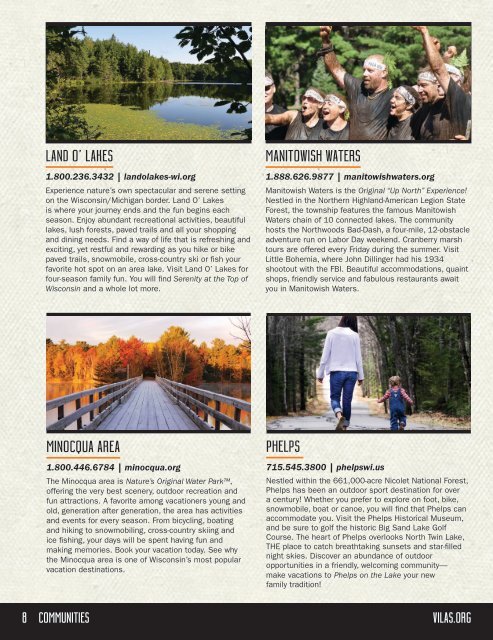 Vilas County Visitor Guide - 2017