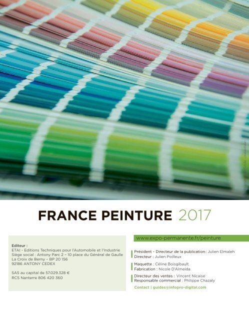 Guide France Peinture 2017