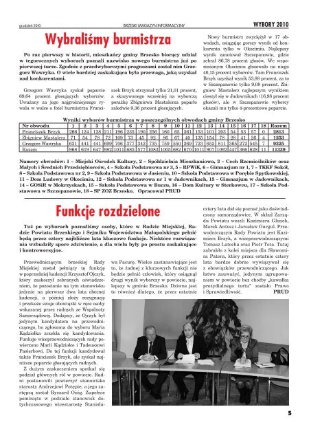 2010' Wydanie z grudnia w formacie -pdf - Brzesko, Urząd Miejski