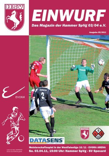 Das Magazin der Hammer SpVg 03/04 eV - Hammer Spielvereinigung