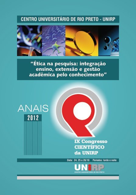 Anais de Congresso Cientifico 2012 - Unirp
