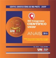 Anais de Congresso Cientifico 2015 - Unirp