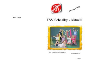 TSV Schaalby - Aktuell