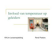 Invloed temperatuur op geleiders