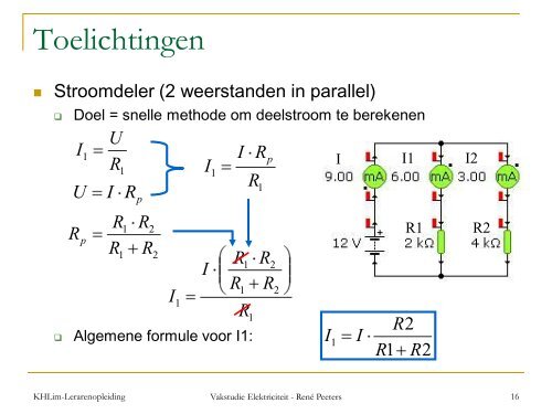 Parallelschakeling van weerstanden