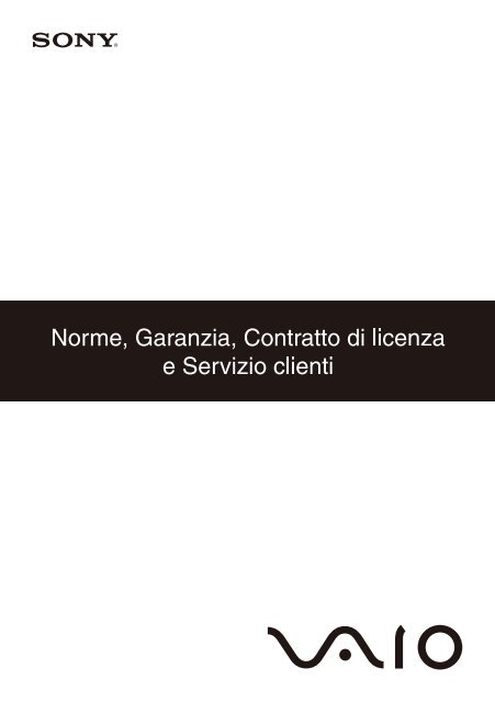 Sony VGN-FW41ET - VGN-FW41ET Documenti garanzia Italiano