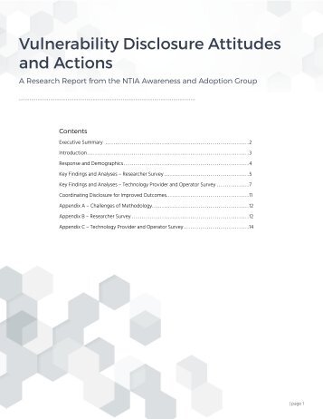 Vulnerability Disclosure Attitudes and Actions