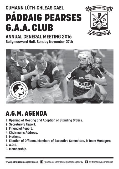 PÁDRAIG PEARSES G.A.A CLUB