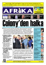 6 Temmuz 2009 - Afrika Gazetesi