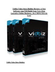 Vidbiz Video Store Builder review- Vidbiz Video Store Builder $27,300 bonus & discount