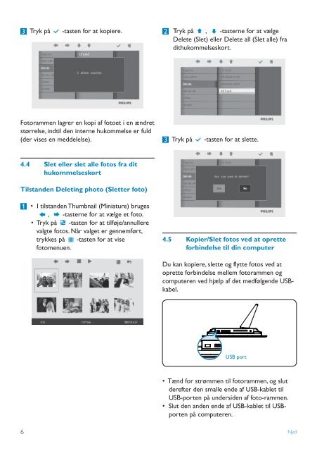 Philips Cadre Photo - Mode d&rsquo;emploi - DAN