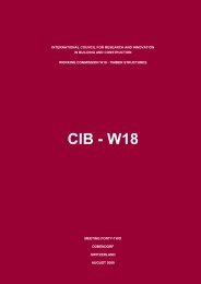 CIB - W18