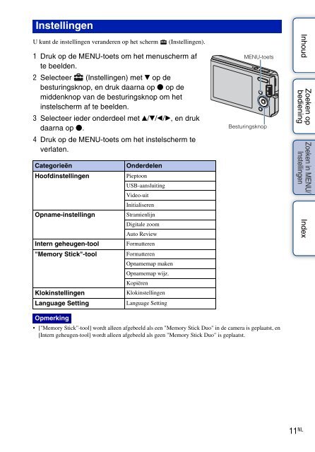 Sony DSC-W190 - DSC-W190 Istruzioni per l'uso Olandese