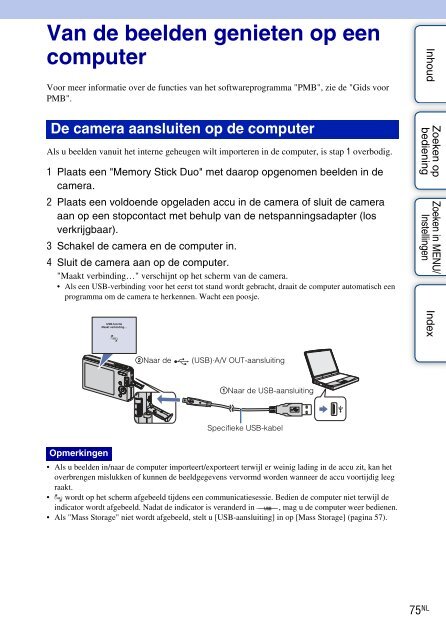Sony DSC-W190 - DSC-W190 Istruzioni per l'uso Olandese
