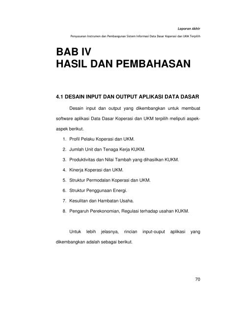 BAB IV HASIL DAN PEMBAHASAN - Smecda