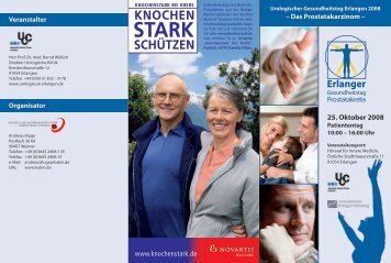 Das Prostatakarzinom – Erlanger - Tumorzentrum Erlangen-Nürnberg