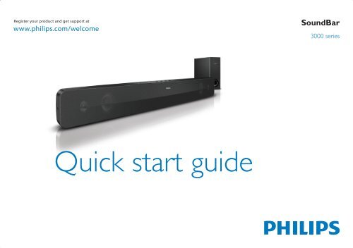 Philips Enceintes Home Cin&eacute;ma - Guide de mise en route - SLV