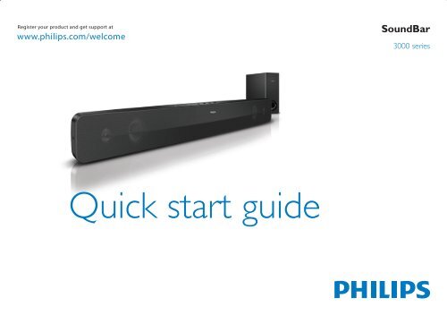 Philips Enceintes Home Cin&eacute;ma - Guide de mise en route - TUR