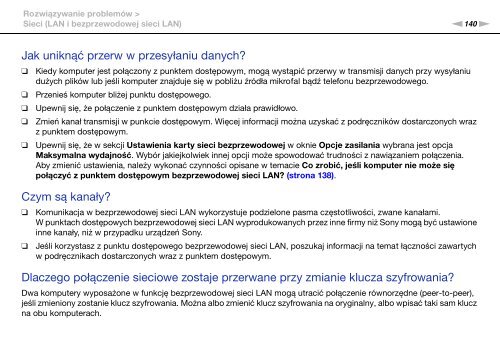 Sony VPCY21B7E - VPCY21B7E Istruzioni per l'uso Polacco