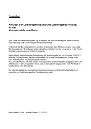 Konzept der Leistungsmessung und Leistungsbeurteilung an der ...