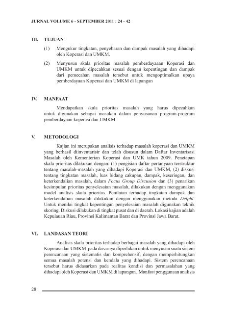 Jurnal Pengkajian Koperasi dan UKM - Smecda