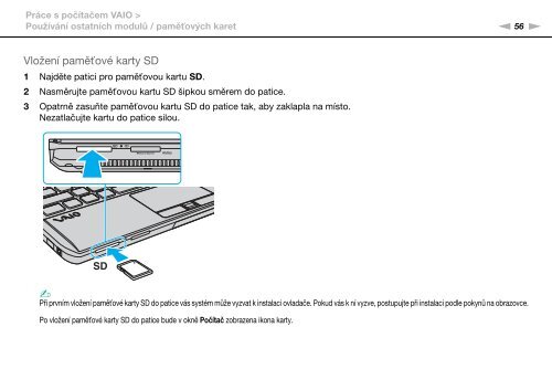 Sony VPCS12B7E - VPCS12B7E Istruzioni per l'uso Ceco