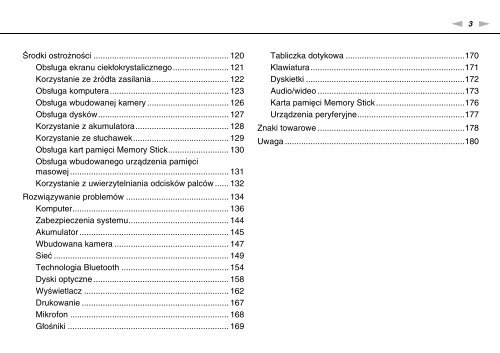 Sony VGN-AW31XY - VGN-AW31XY Istruzioni per l'uso Polacco