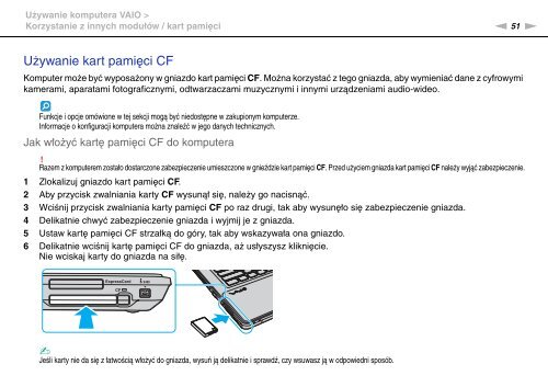 Sony VGN-AW31XY - VGN-AW31XY Istruzioni per l'uso Polacco