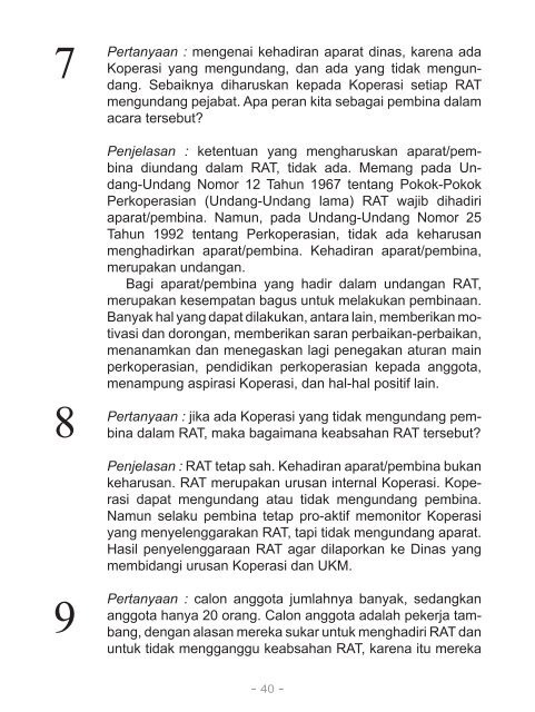 Tanya Jawab Koperasi - Smecda