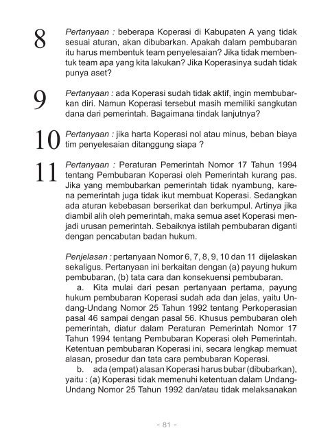 Tanya Jawab Koperasi - Smecda