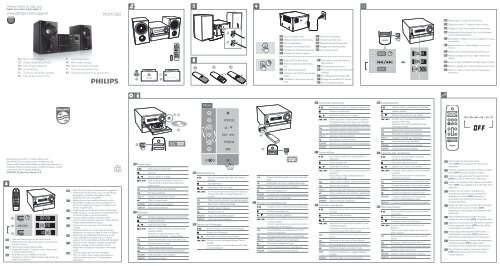 Philips Microcha&icirc;ne - Guide de mise en route - ESP