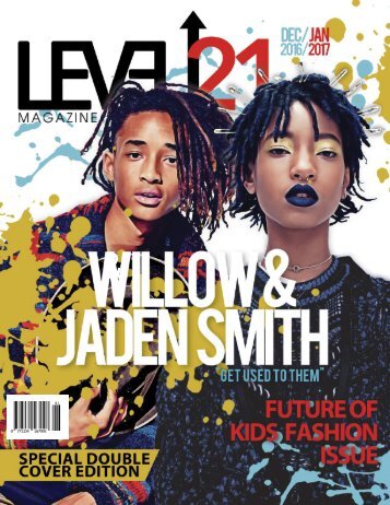 Kids Issue Double cover with willow and Jaden Smith