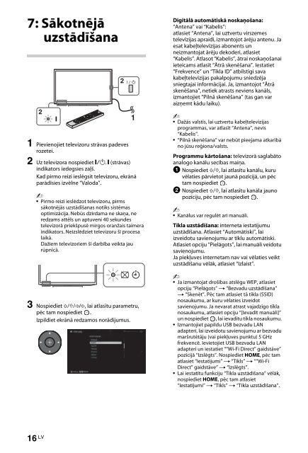 Sony KDL-46HX758 - KDL-46HX758 Istruzioni per l'uso Lettone