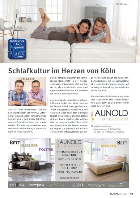 CityNEWS Ausgabe 05/2016