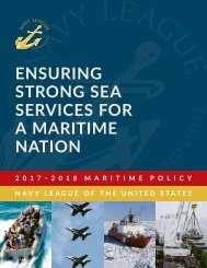 ENSURING STRONG SEA SERVICES FOR A MARITIME NATION