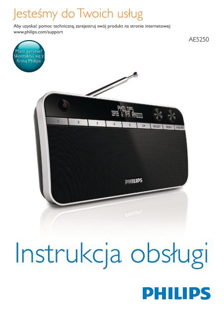 Philips Radio portable - Mode d&rsquo;emploi - POL