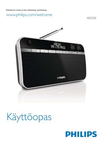 Philips Radio portable - Mode dâemploi - FIN