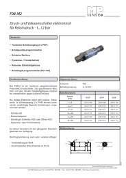 Druck- und Vakuumschalter elektronisch für Relativdruck -1...12 bar ...