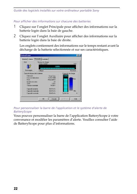 Sony PCG-F190 - PCG-F190 Manuale software Francese