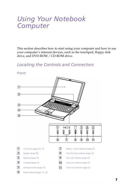 Sony PCG-F190 - PCG-F190 Istruzioni per l'uso Inglese