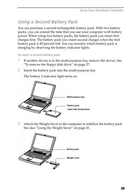 Sony PCG-F190 - PCG-F190 Istruzioni per l'uso Inglese