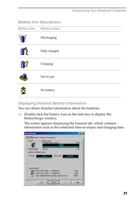 Sony PCG-F190 - PCG-F190 Manuale software Inglese