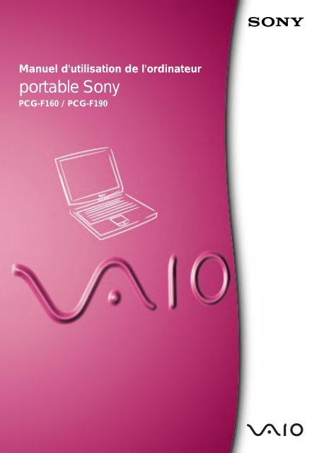 Sony PCG-F190 - PCG-F190 Istruzioni per l'uso Francese