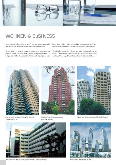 WOHNEN & BuSINESS - aquatherm-pipesystems.com