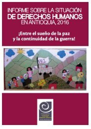 Informe sobre la situación de derechos humanos en Antioquia 2016