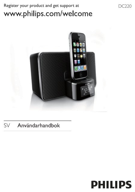 Philips Radio-r&eacute;veil pour iPod/iPhone - Mode d&rsquo;emploi - SWE