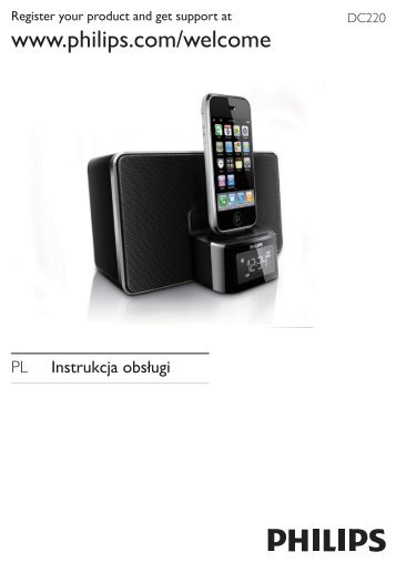 Philips Radio-rÃ©veil pour iPod/iPhone - Mode dâemploi - POL