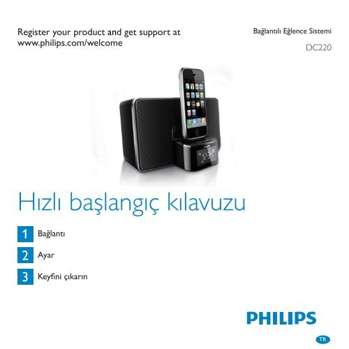 Philips Radio-r&eacute;veil pour iPod/iPhone - Guide de mise en route - TUR